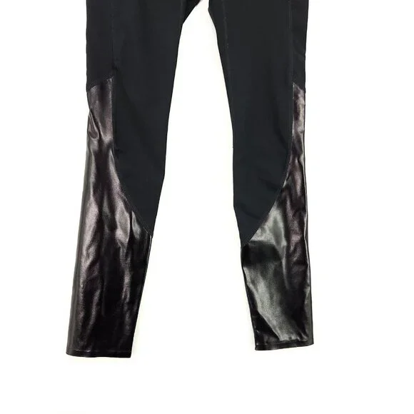 Spanx Every Wear Gloss Pockets Leggings Womens Size XS Very Black Tummy Control - Picture 6 of 16